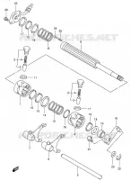 SCHAKELEN ASSY (1) voor Suzuki KINGQUAD 500 2000