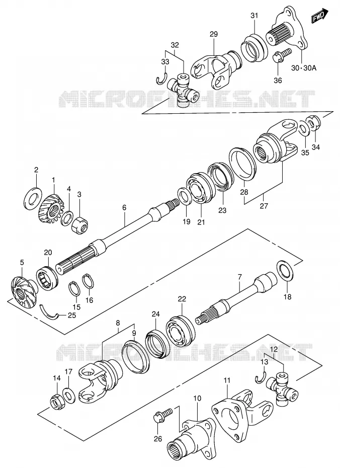 AANDRIJFAS Suzuki QUAD 500 KINGQUAD 2003  LT-A500FK3(E3/E28)