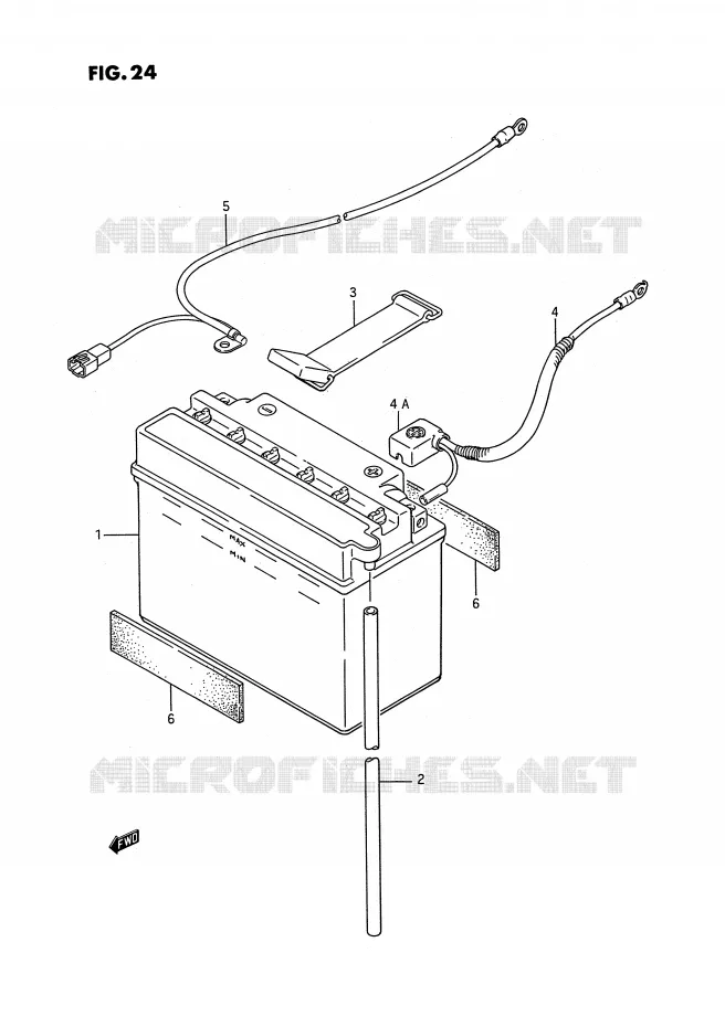 ACCU Suzuki QUAD 250 KINGQUAD 1994  LT-F4WDR(E2)