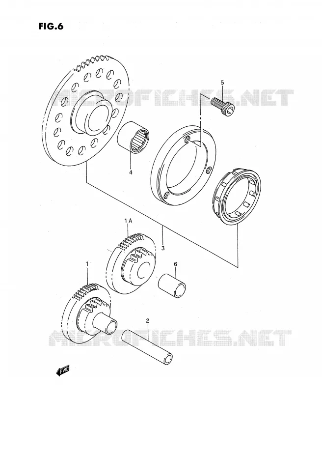 STARTMOTOR CLUTCH Suzuki QUAD 160 OZARK 1996  LT-F160T(P3)