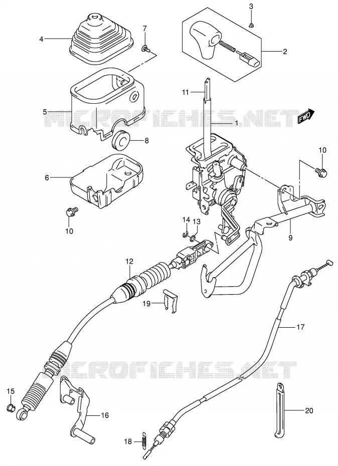VERSNELLINGSPOOK Suzuki QUAD 500 KINGQUAD 2007  LT-A500FK7(P28/P33)