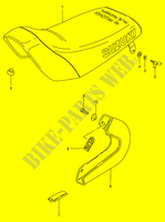 SEAT   KETTINGKAST (MODELE L/X/Y) voor Suzuki MINIQUAD-SPORT 50 2000