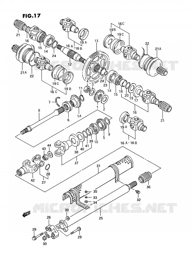 AANDRIJFAS Suzuki QUAD 250 KINGQUAD 1989  LT-F4WDK(E2)