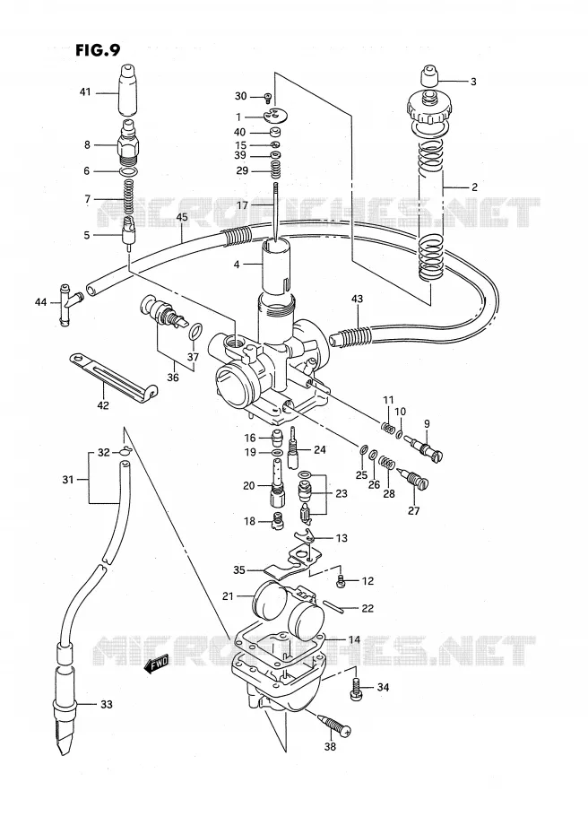 CARBURATOR Suzuki QUAD 160 OZARK 1996  LT-F160T(P3)