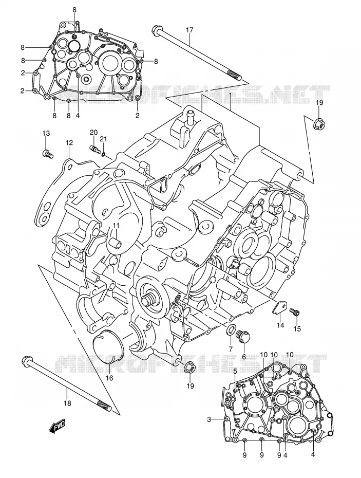 CASING Suzuki QUAD 400 EIGER 2002  LT-F400K2(E24)
