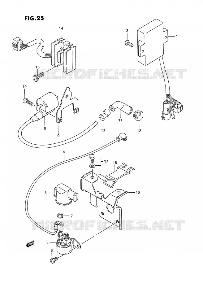 ELEKTRISCH Suzuki QUAD 300 KINGQUAD 1991  LT-F4WDXM(E2)