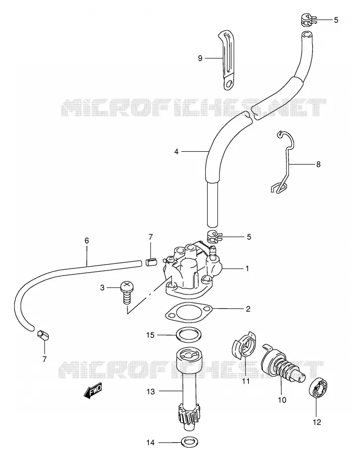 OLIEPOMP Suzuki QUAD 80 QUADSPORT 2001  LT80K1(P3/P28)