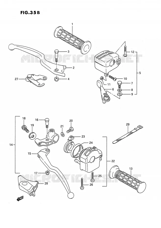 SCHAKELAARS (MODELE L/M/N/P/R E2) Suzuki QUAD 250 OZARK 1992  LT-F250N(E2)