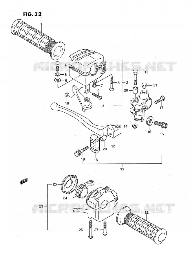SCHAKELAARS Suzuki QUAD 160 OZARK 1990  LT-F160L(P28)