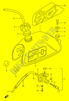 BENZINETANK (MODELE L/X/Y) voor Suzuki MINIQUAD-SPORT 50 2002