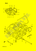 CASING (MODELE F/G) voor Suzuki QUADRACER 250 1991