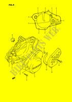 CASING voor Suzuki QUADRACER 250 1991