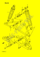 SCHOKDEMPER   VORKBEEN (MODELE H/J/K/L/M/N) voor Suzuki QUADRACER 250 1988