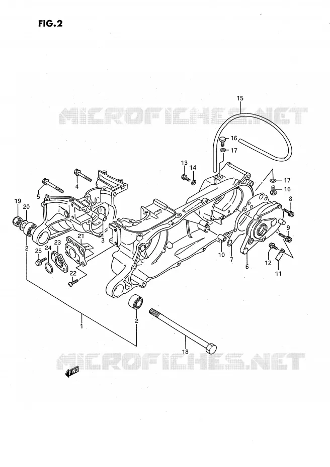CASING Suzuki QUAD 80 QUADSPORT 1991  LT80M(P3)