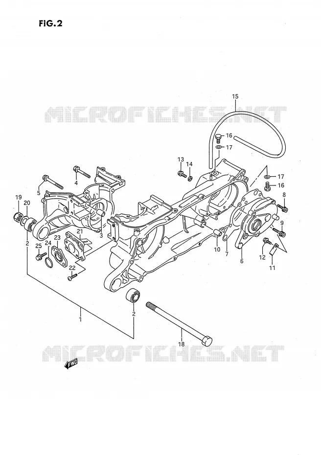 CASING Suzuki QUAD 80 QUADSPORT 1992  LT80N(P1)
