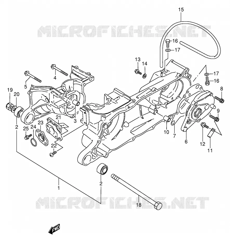 CASING Suzuki QUAD 80 QUADSPORT 2000  LT80Y(P3/P28)