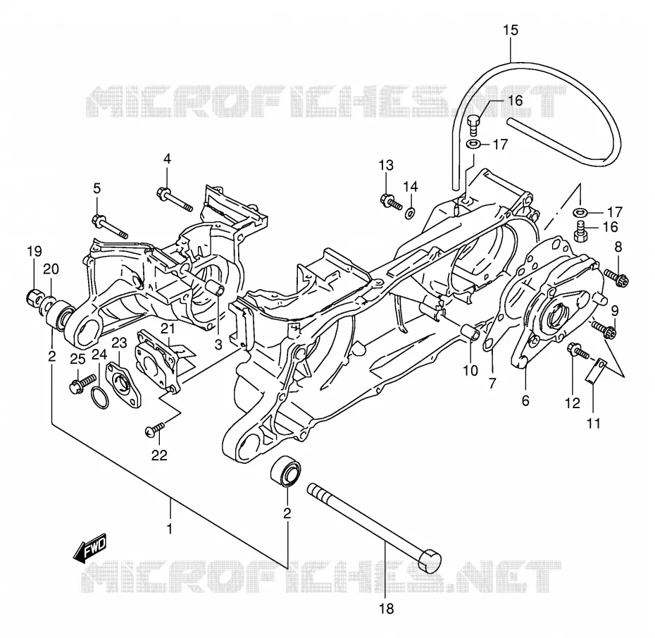 CASING Suzuki QUAD 80 QUADSPORT 2002  LT80K2(P3/P28)