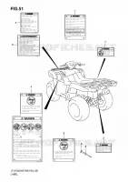 ETIKET voor Suzuki KINGQUAD 700 2006
