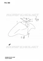 FRONT FENDER (MODELE K5) voor Suzuki GS-F 500 2006
