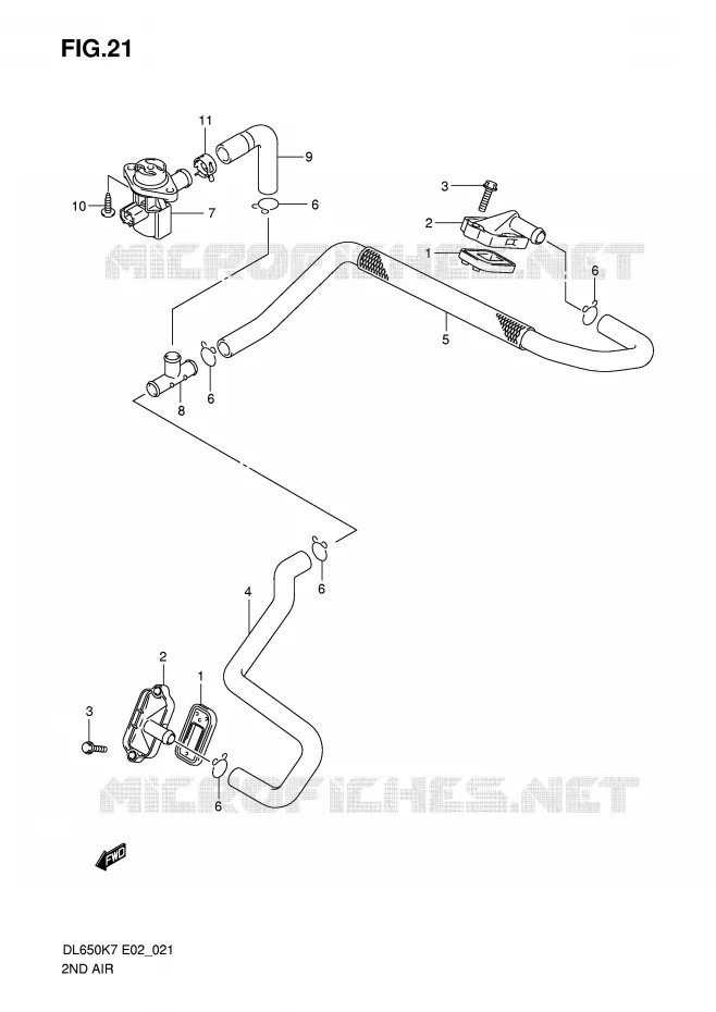 ANTI VERVUILINGS SYSTEM Suzuki MOTO 650 V-STROM 2010  DL650AL0(E2)
