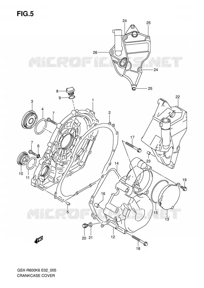 CASING Suzuki MOTO 600 GSX-R 2006  GSX-R600K6(E2)