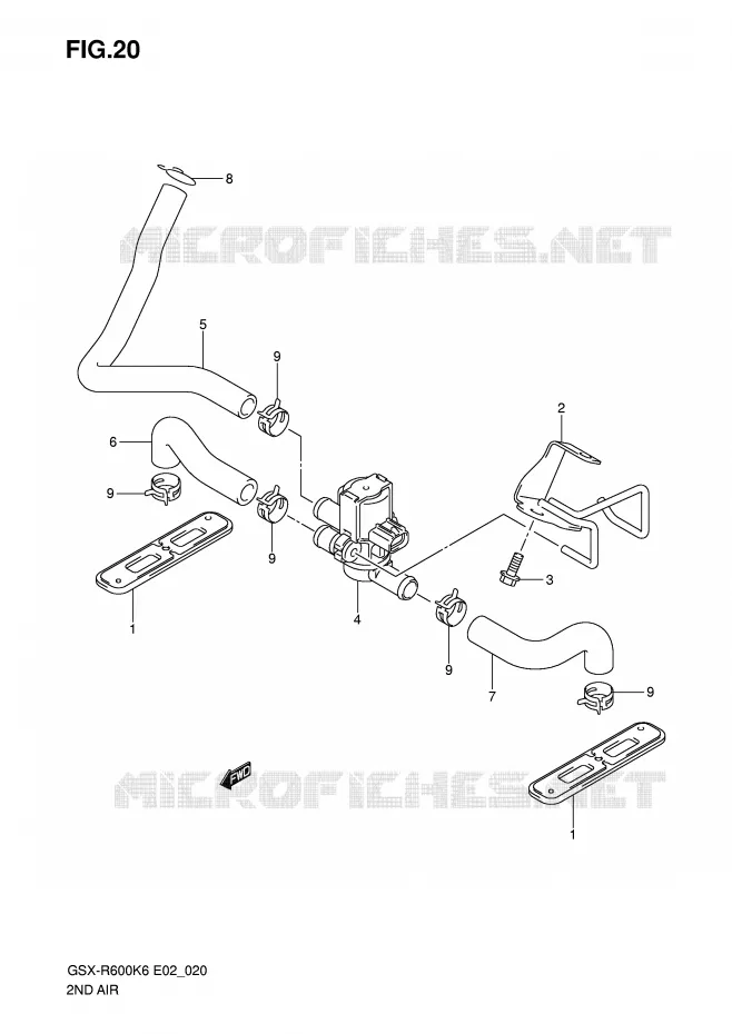 ANTI VERVUILINGS SYSTEM Suzuki MOTO 600 GSX-R 2007  GSX-R600K7(E2)