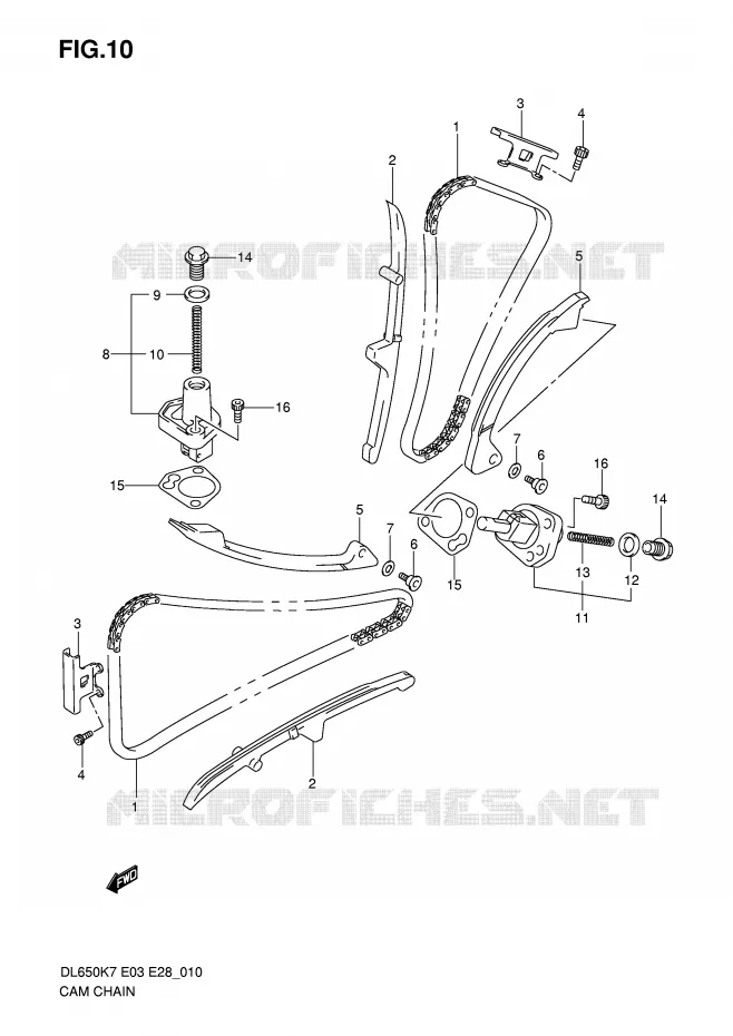 TIMING Suzuki MOTO 650 V-STROM 2009  DL650AK9(E3/E28)