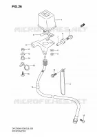 SNELHEIDSMETER voor Suzuki DR-Z 250 2007