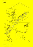 CLUTCH HOOFDREMCILINDER (GSF1250K7/AK7/K8/AK8/K9/AK9) voor Suzuki BANDIT-S 1250 2007