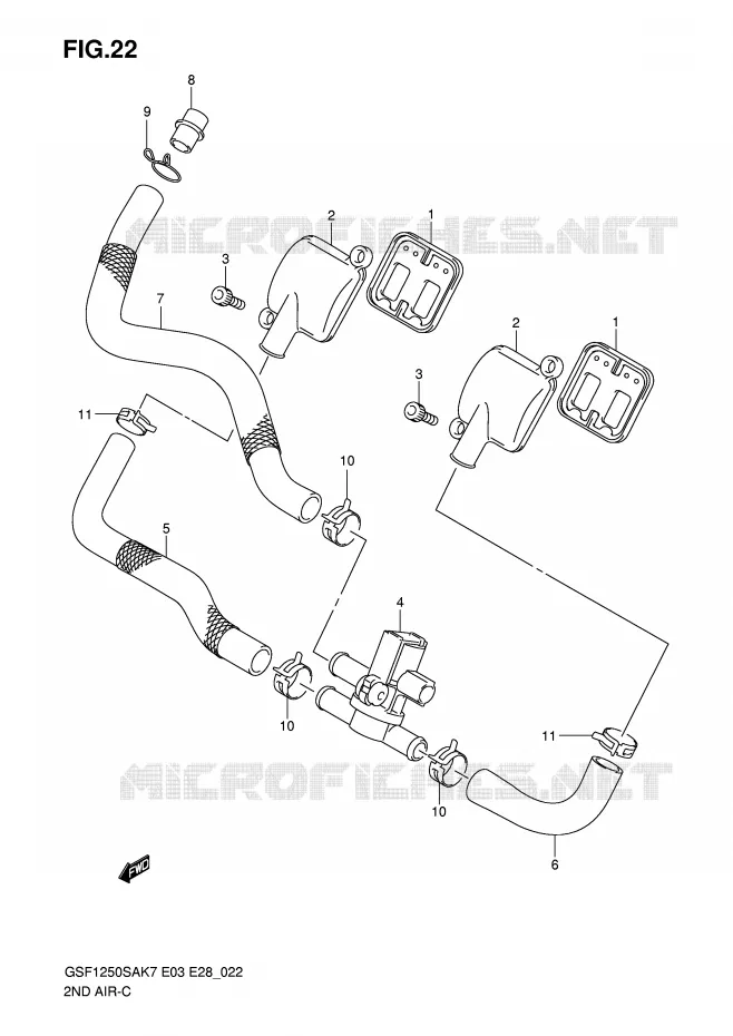ANTI VERVUILINGS SYSTEM Suzuki MOTO 1250 BANDIT-S 2007  GSF1250SK7(E3/E28)