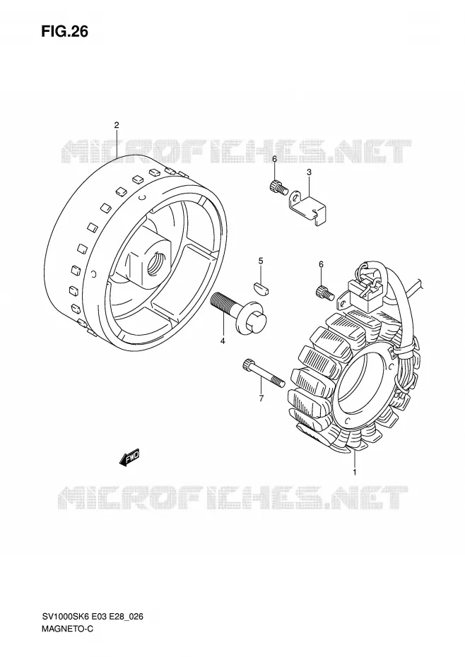 ONTSTEKING Suzuki MOTO 1000 SV-S 2007  SV1000SK7(E3/E28)