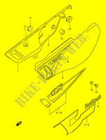 ACHTER KUIP  (MODELE W/X/Y) voor Suzuki DR 125 1994