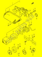 ACHTERLICHT (MODELE M/N/P/R/S) voor Suzuki DR 800 1996