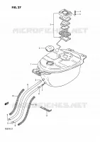 BENZINETANK voor Suzuki FB 50 1991