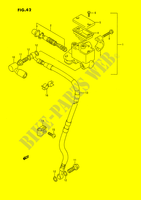 FRONT HOOFDREMCILINDER (DR350SL/SM/SN/SP/SR) voor Suzuki DR 350 1994