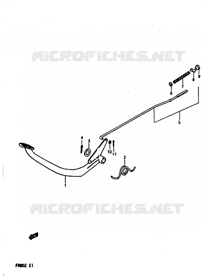 ACHTERREM Suzuki SCOOTER 80 FR 1982  FR80Z