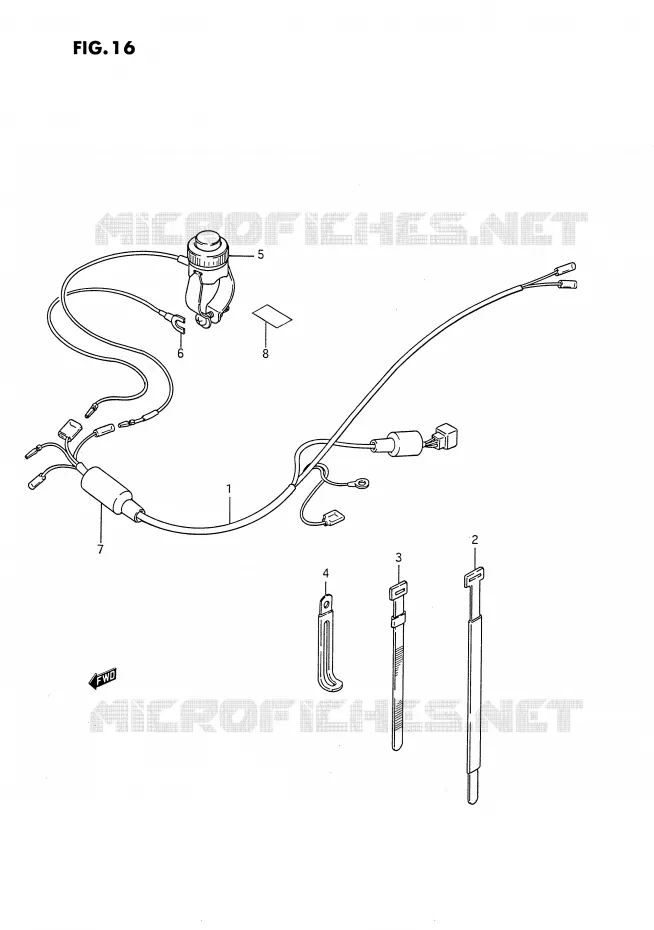 BEDRADING Suzuki MOTO 80 DS 1994  DS80R(E3)