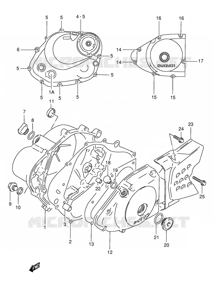 CASING Suzuki MOTO 125 DR 1999  DR125SEX(E4)