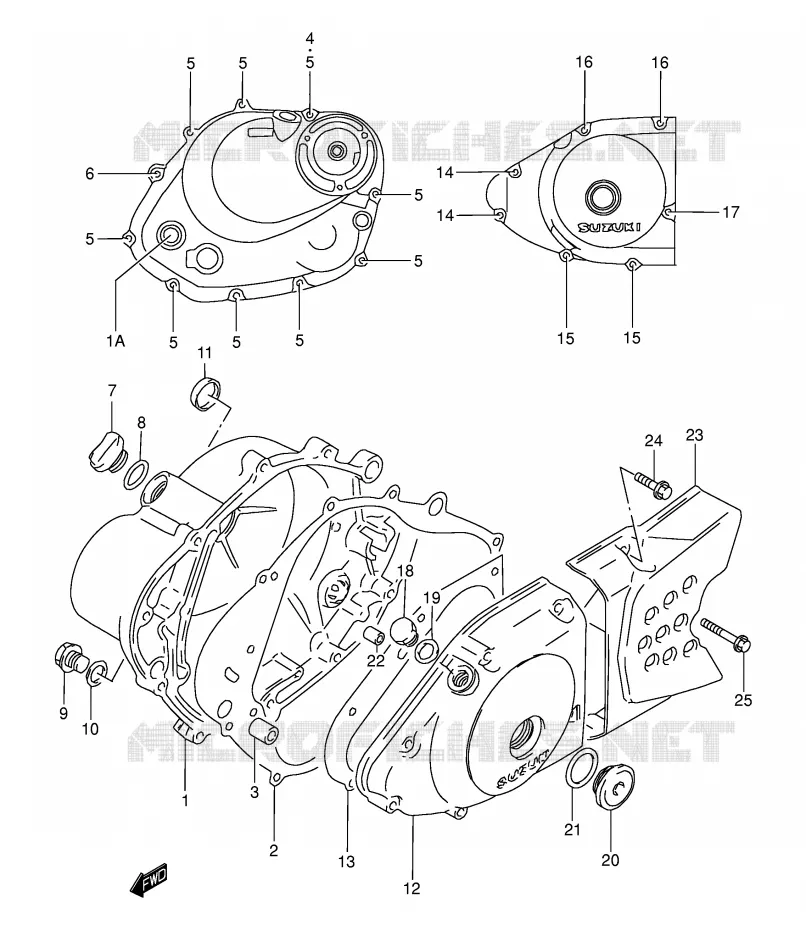 CASING Suzuki MOTO 200 DR 2003  DR200SEK3(E3/E28)