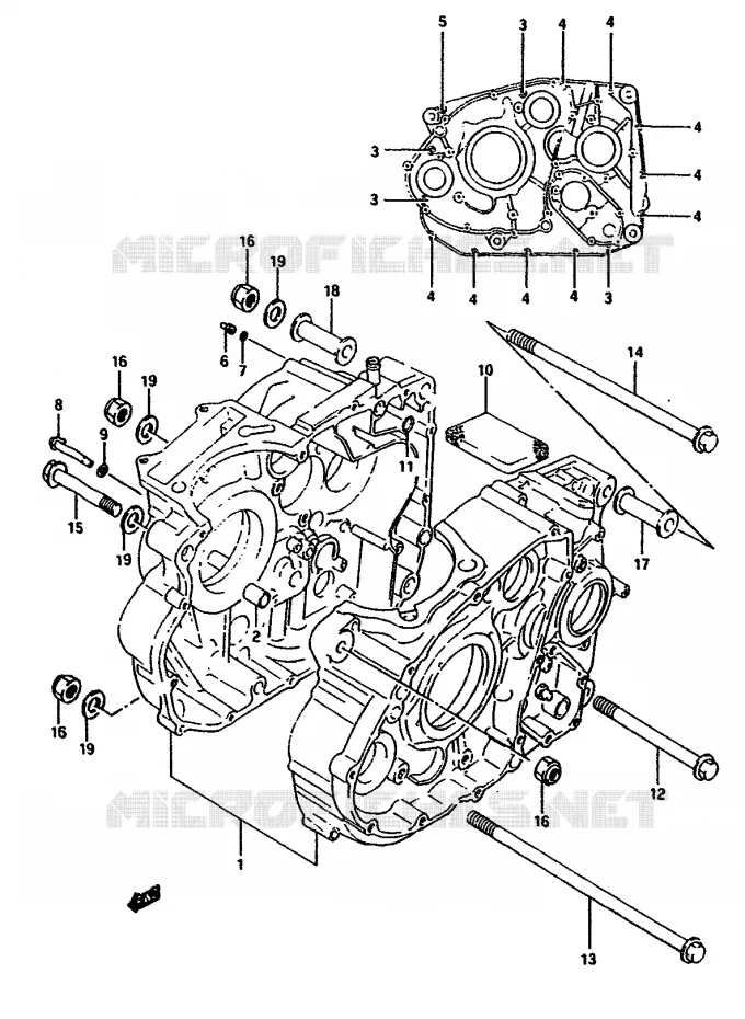 CASING Suzuki MOTO 650 DR 1991  DR650RSUM(L/M)