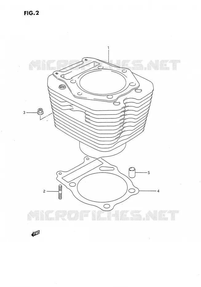CILINDER Suzuki MOTO 650 DR 1993  DR650RUP(E4)