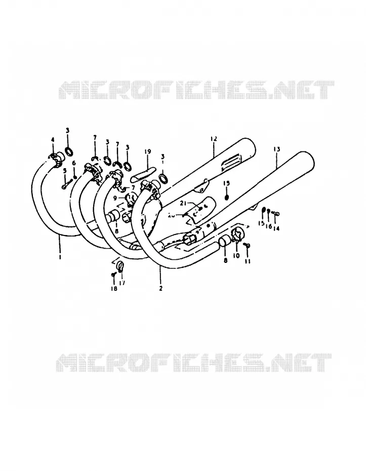 GELUIDDEMPER Suzuki MOTO 1000 GS 1980  GS1000ET(T)