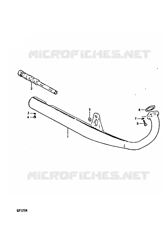 GELUIDDEMPER Suzuki MOTO 125 GP 1992  GP125UN(C/N)