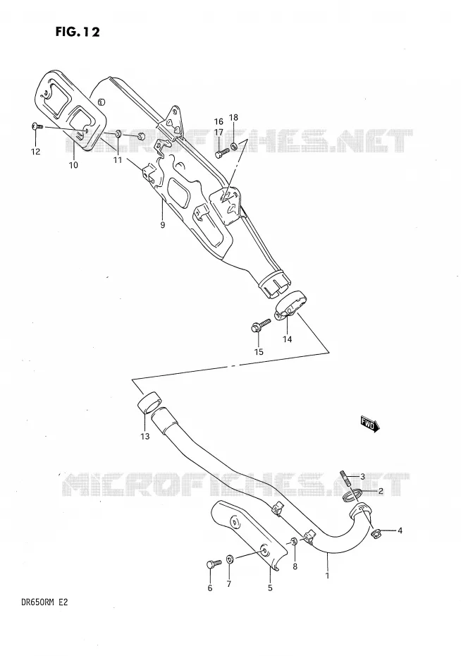 GELUIDDEMPER Suzuki MOTO 650 DR 1990  DR650RL(E2)