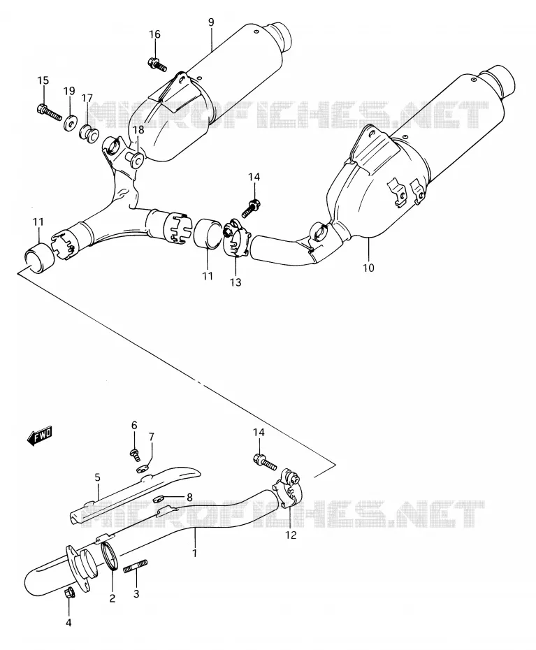 GELUIDDEMPER Suzuki MOTO 650 DR 1990  DR650RSL(E2)