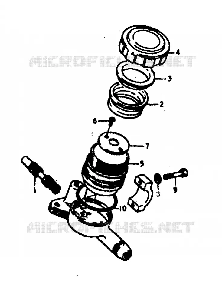 HOOFDREMCILINDER Suzuki MOTO 400 GS 1978  GS400EC(C/N)