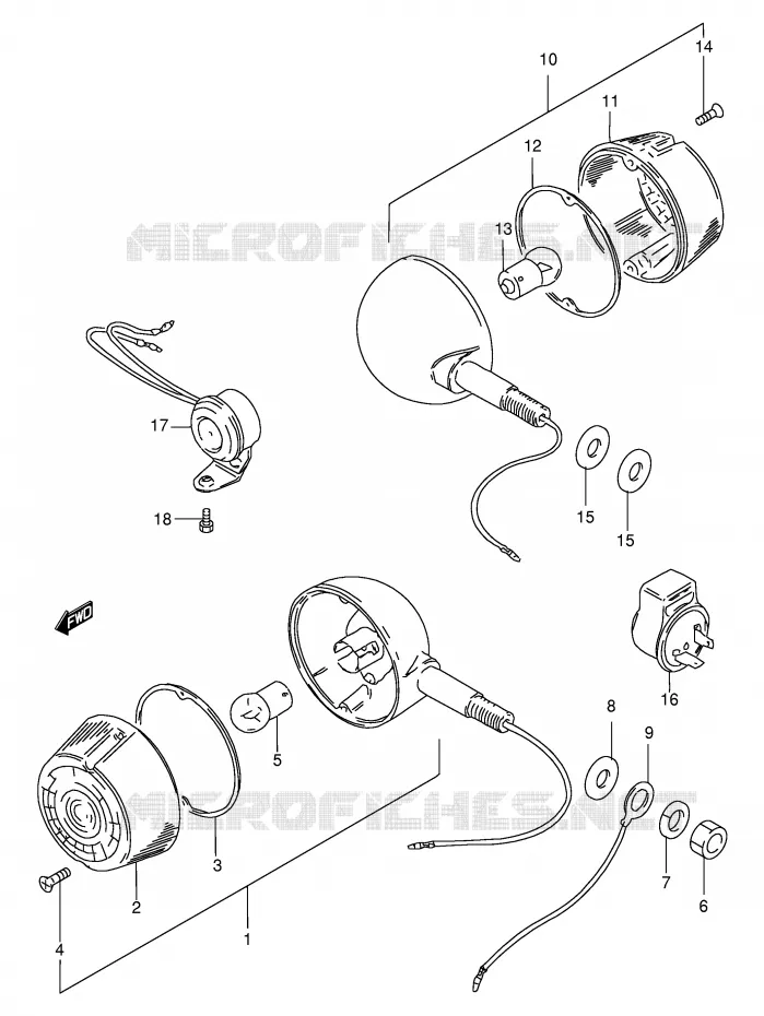 INDICATOREN Suzuki SCOOTER 50 FM 1991  FM50AM(E20)