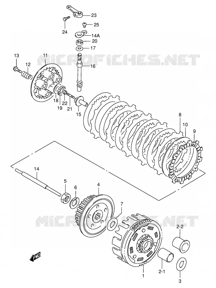 KOPPELING Suzuki MOTO 200 DR 1995  DR200SES(E24)