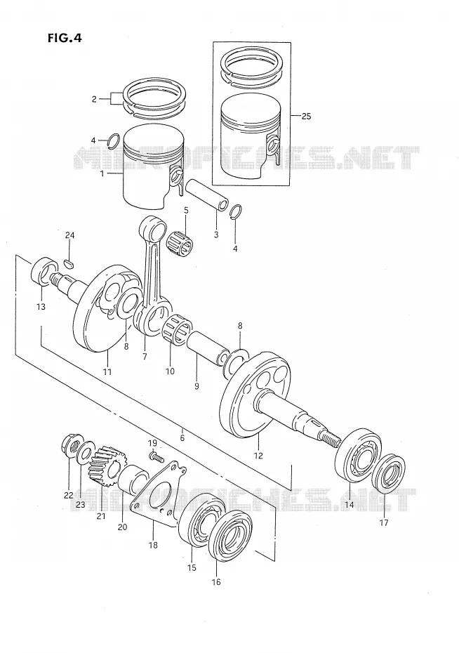 KRUKAS Suzuki MOTO 80 DS 1994  DS80R(E24)