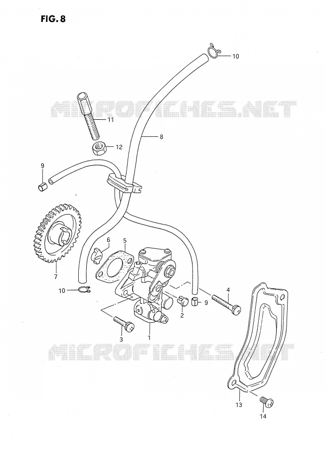 OLIEPOMP Suzuki MOTO 80 DS 1991  DS80M(E3)